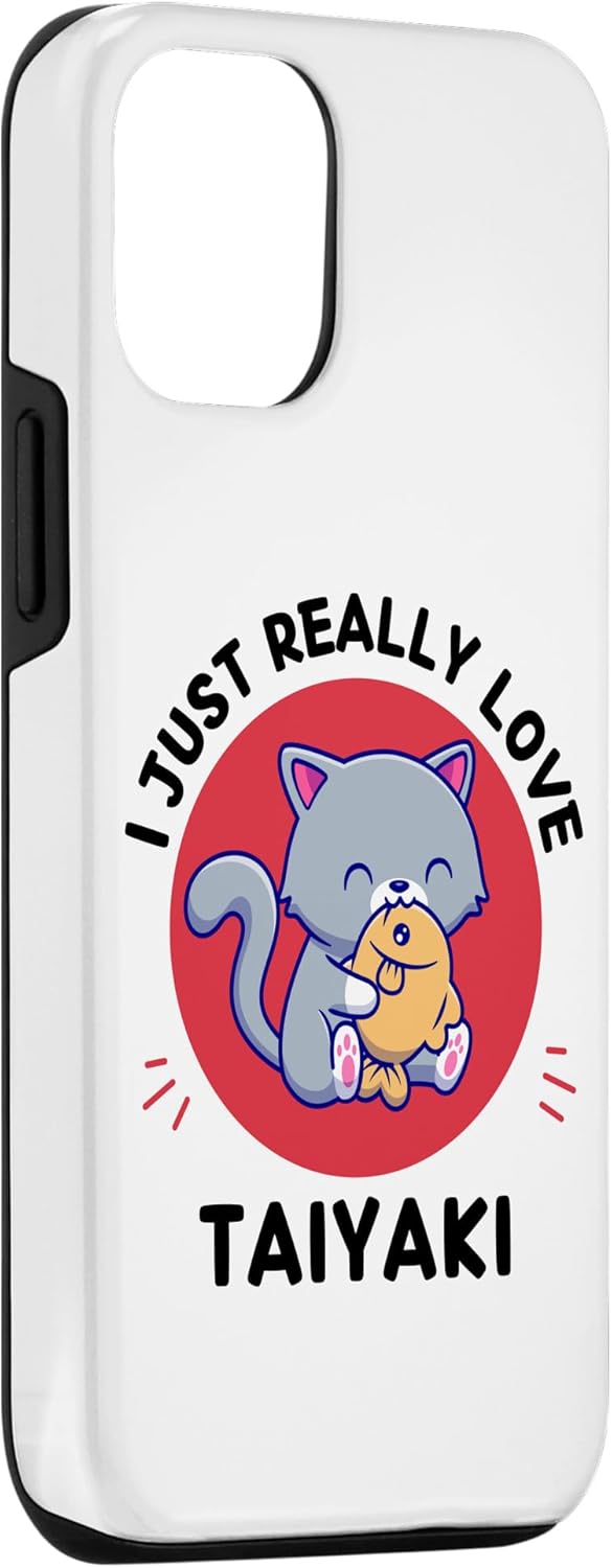 iPhone 14 Kawaii Cute Cat I Just Really Love Taiyaki Lover Case