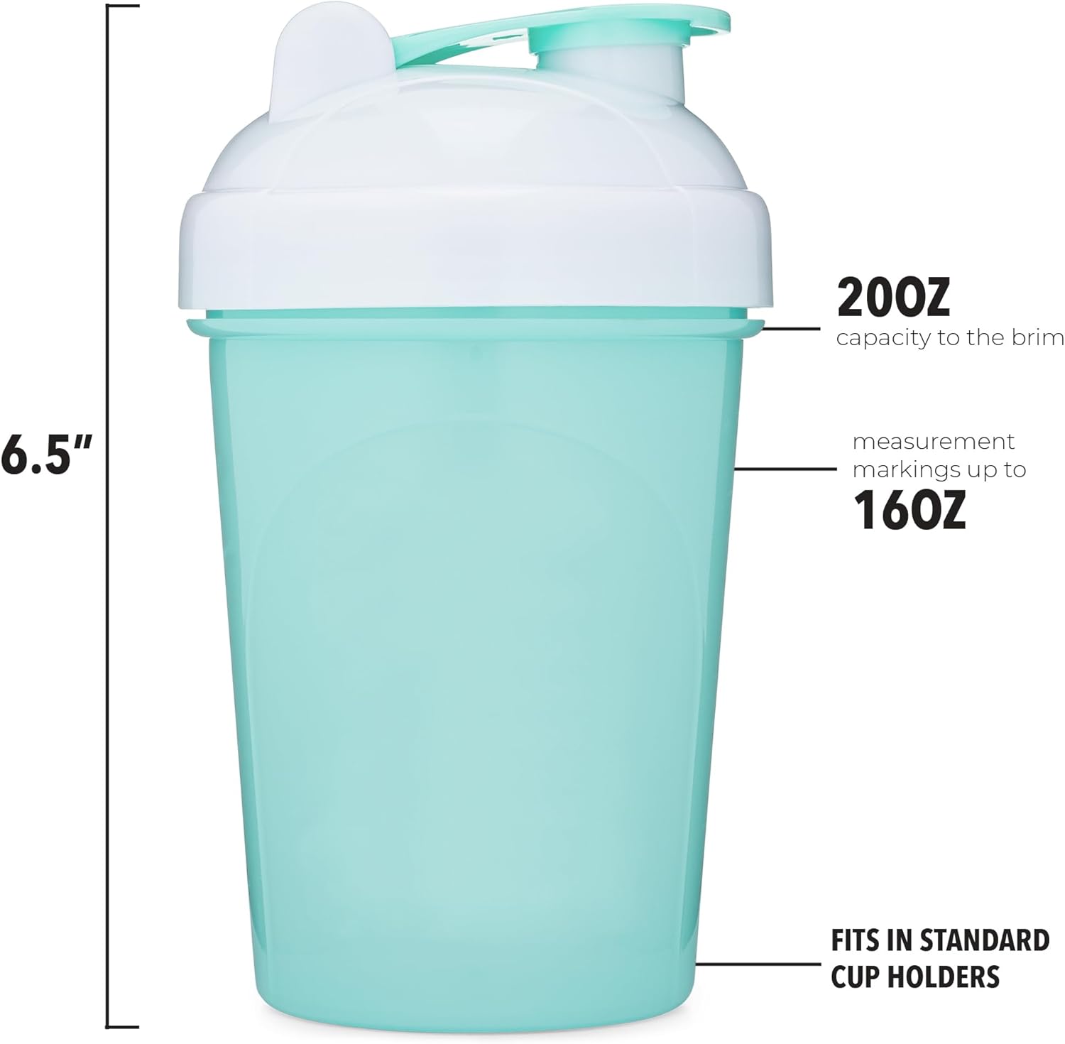 GOMOYO Paquete de 2 botellas agitadoras de 20 onzas (coral, menta)  Paquete de 2 vasos mezcladores de proteínas con agitadores  El juego de botellas