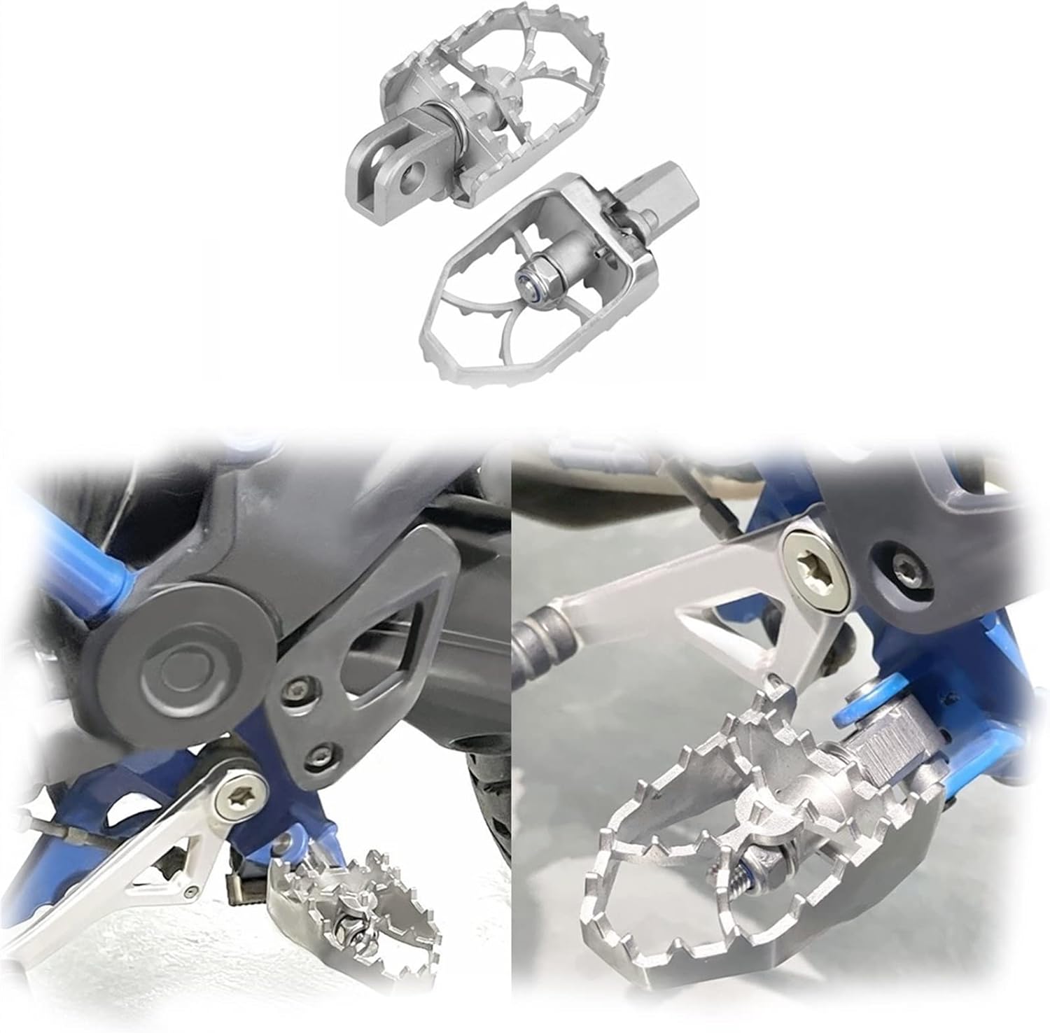Estribera para Kawasaki Versys 1000 KLZ1000 KLZ 1000 2012-2021 2013 2014 2015 2016 2017 2018 2019 2020 Reposapiés delantero para motocicleta