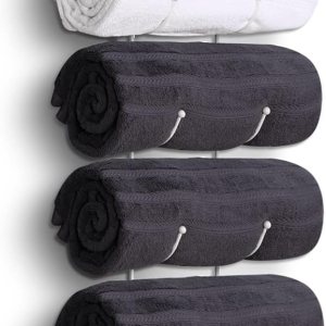 Toallero multifuncional de montaje en pared, toallero para vino con estante superior, organizador de almacenamiento de metal, soporte para baño, Toallero multifuncional de montaje en pared, toallero para vino con estante superior, organizador de almacenamiento de metal, soporte para baño,