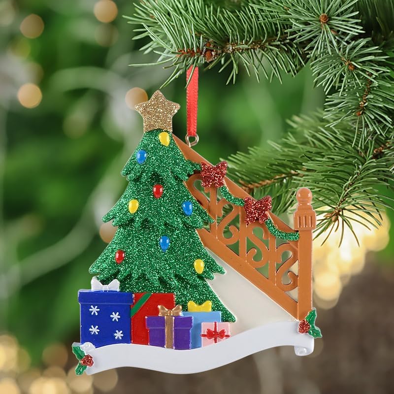Adorno personalizado para árbol de Navidad familiar, adorno familiar 2023 para árbol de Navidad, regalos listos para niños, hermanos, nietos,