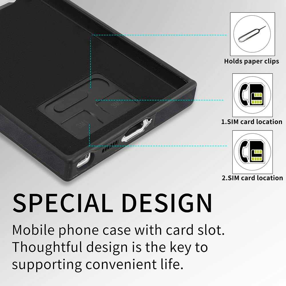 Asuwish Funda tipo cartera compatible con Samsung Galaxy S23 Ultra 5G y protector de pantalla de vidrio templado, soporte para tarjetas, soporte