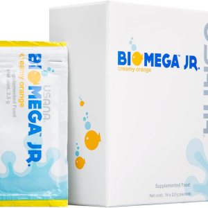 USANA BiOmega Jr. Suplemento de aceite de pescado con ácidos grasos Omega 3 para niños de 4 años o más – 14 paquetes USANA BiOmega Jr. Suplemento de aceite de pescado con ácidos grasos Omega 3 para niños de 4 años o más – 14 paquetes