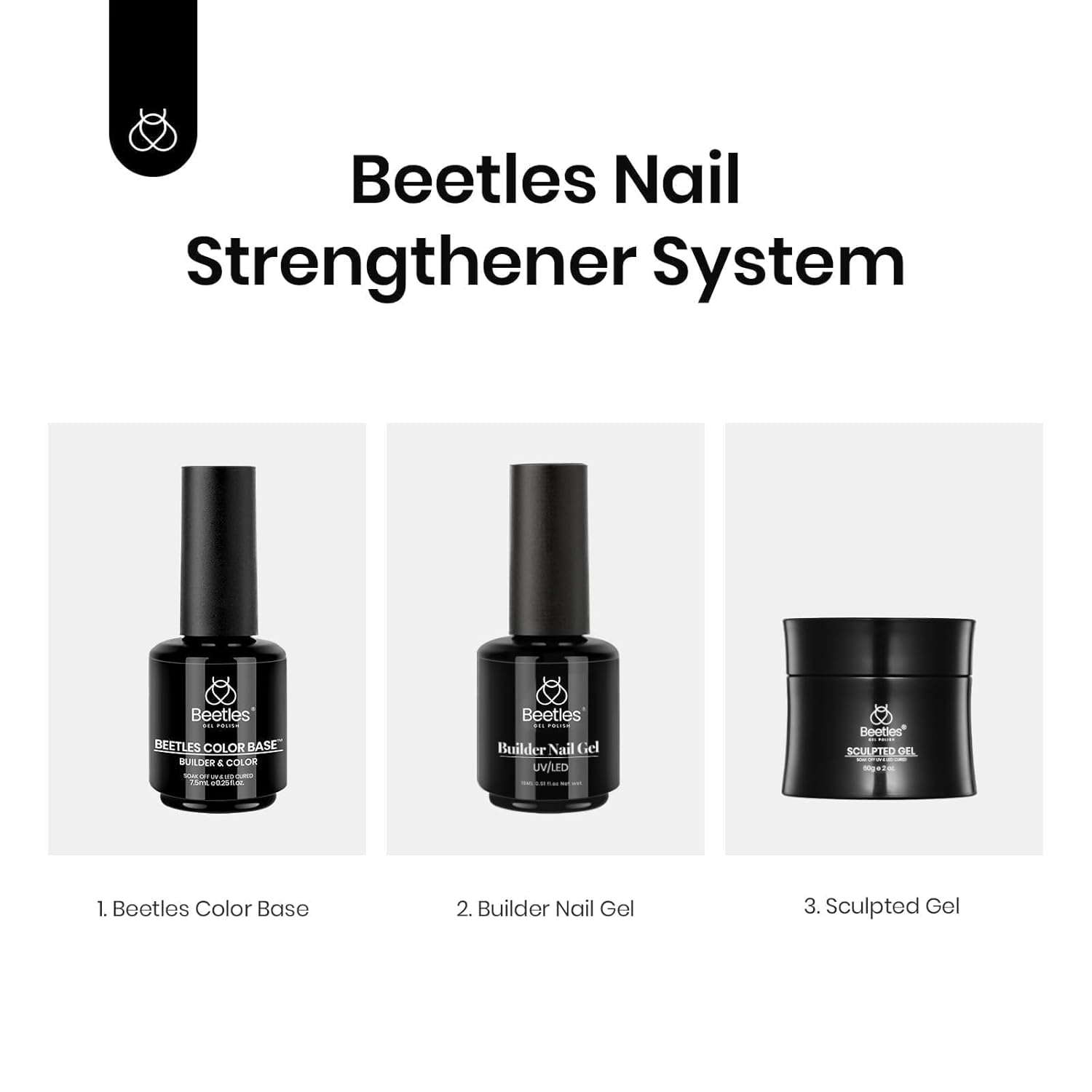 Beetles – Esmalte de uñas de gel base de color, 6 colores nude, esmalte de uñas rosa, esmalte de uñas rosa melocotón, esmalte de uñas neutros