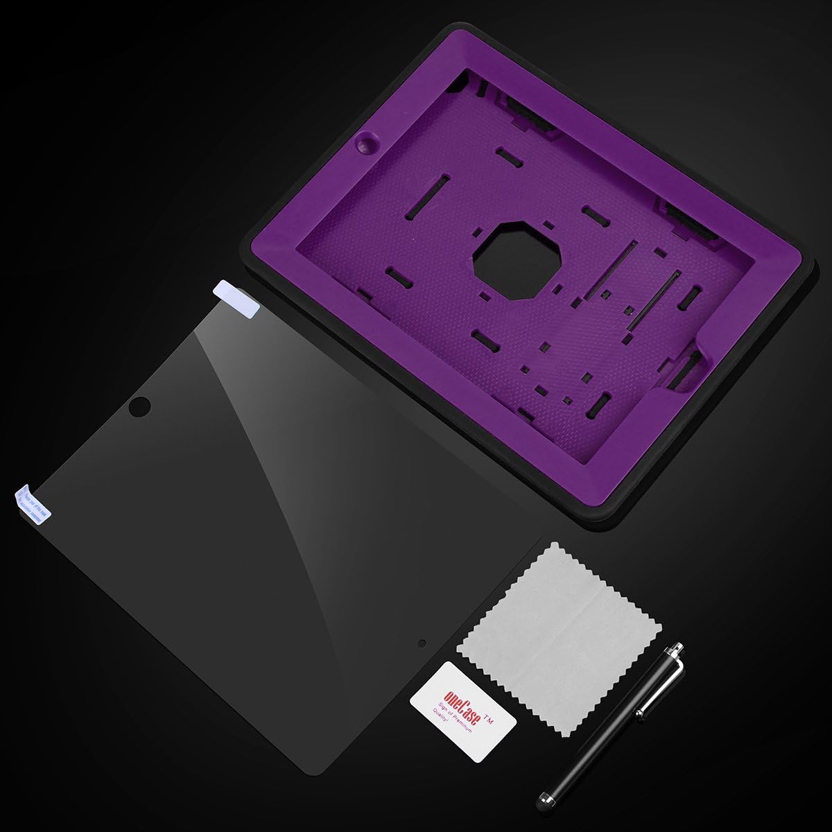 AICase – Funda para iPad 2, iPad 3, iPad 4, funda AICase Kickstand a prueba de golpes, resistente a los impactos, resistente, híbrida de tres capas,