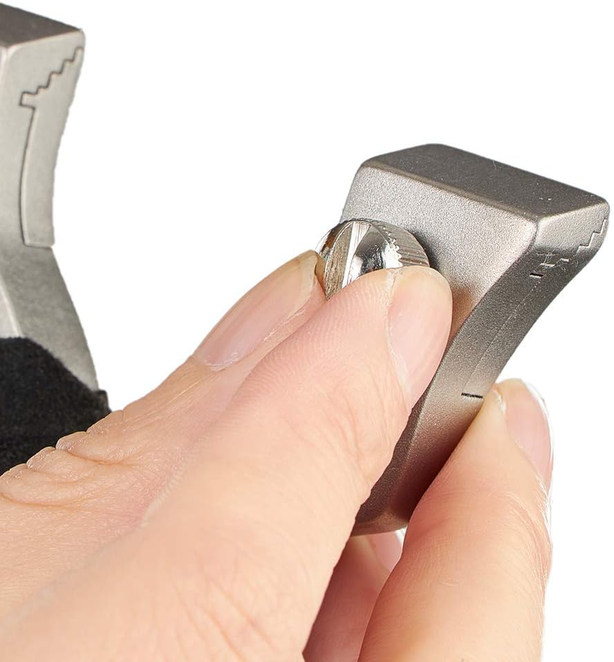 TOPARCHERY Juego profesional de tirachinas de acero inoxidable con clip de resorte cohete de muñeca para caza con bandas planas de repuesto