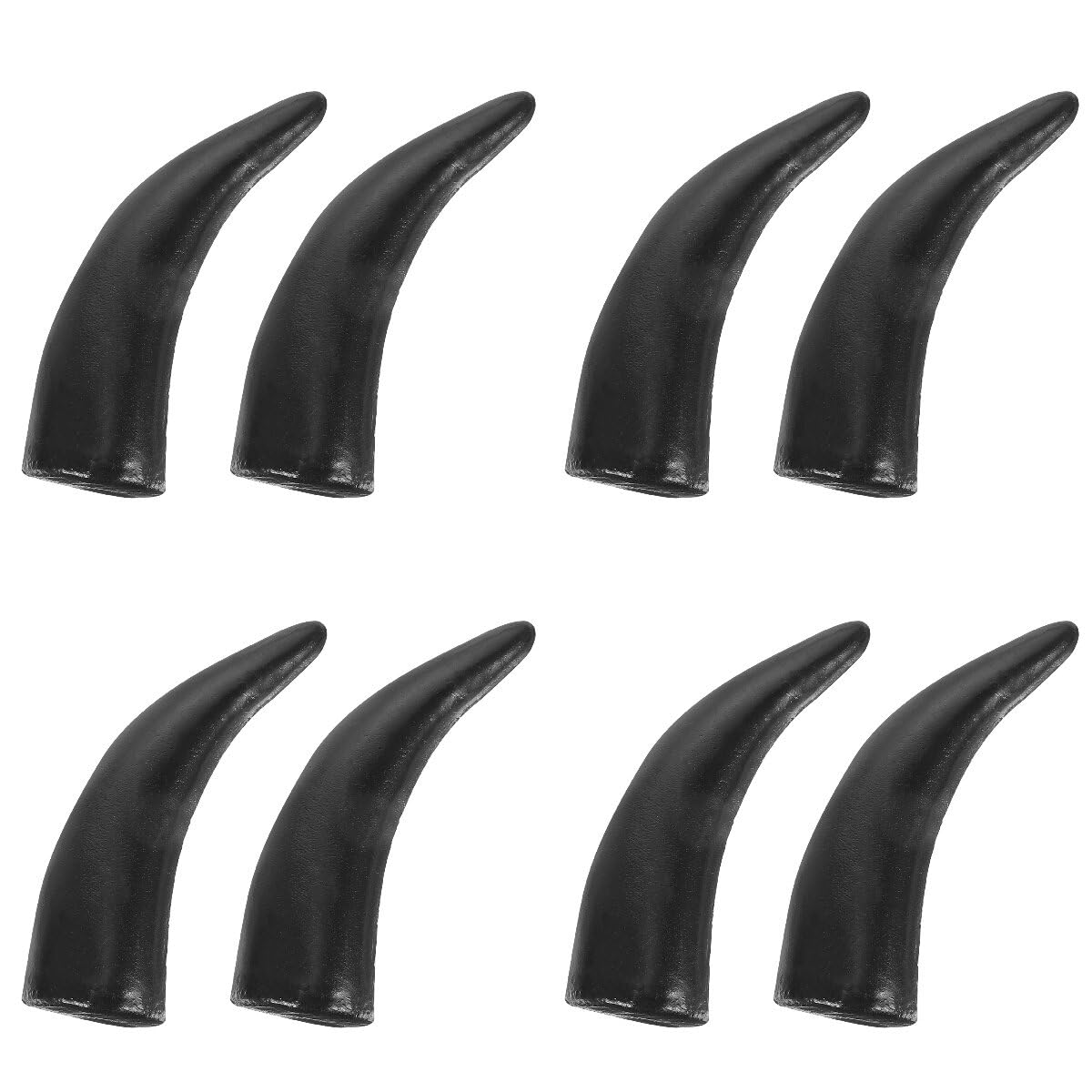 FRCOLOR Pinzas para el cabello de cuernos de diablo, 4 pares de cuernos de buey de Halloween, cuernos de toros falsos, cuernos de diablo, Halloween,
