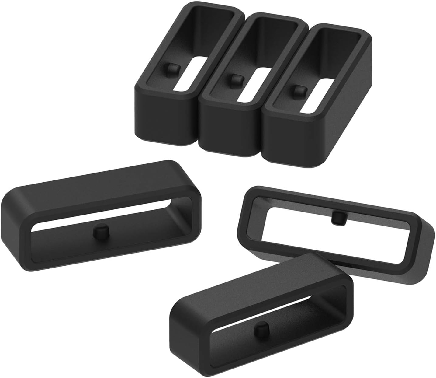 FitTurn Paquete de 6 accesorios de repuesto para anillos de sujeción de banda de silicona, compatibles con Cubitt CT4CT2 Pro GPS Smart Watch Band