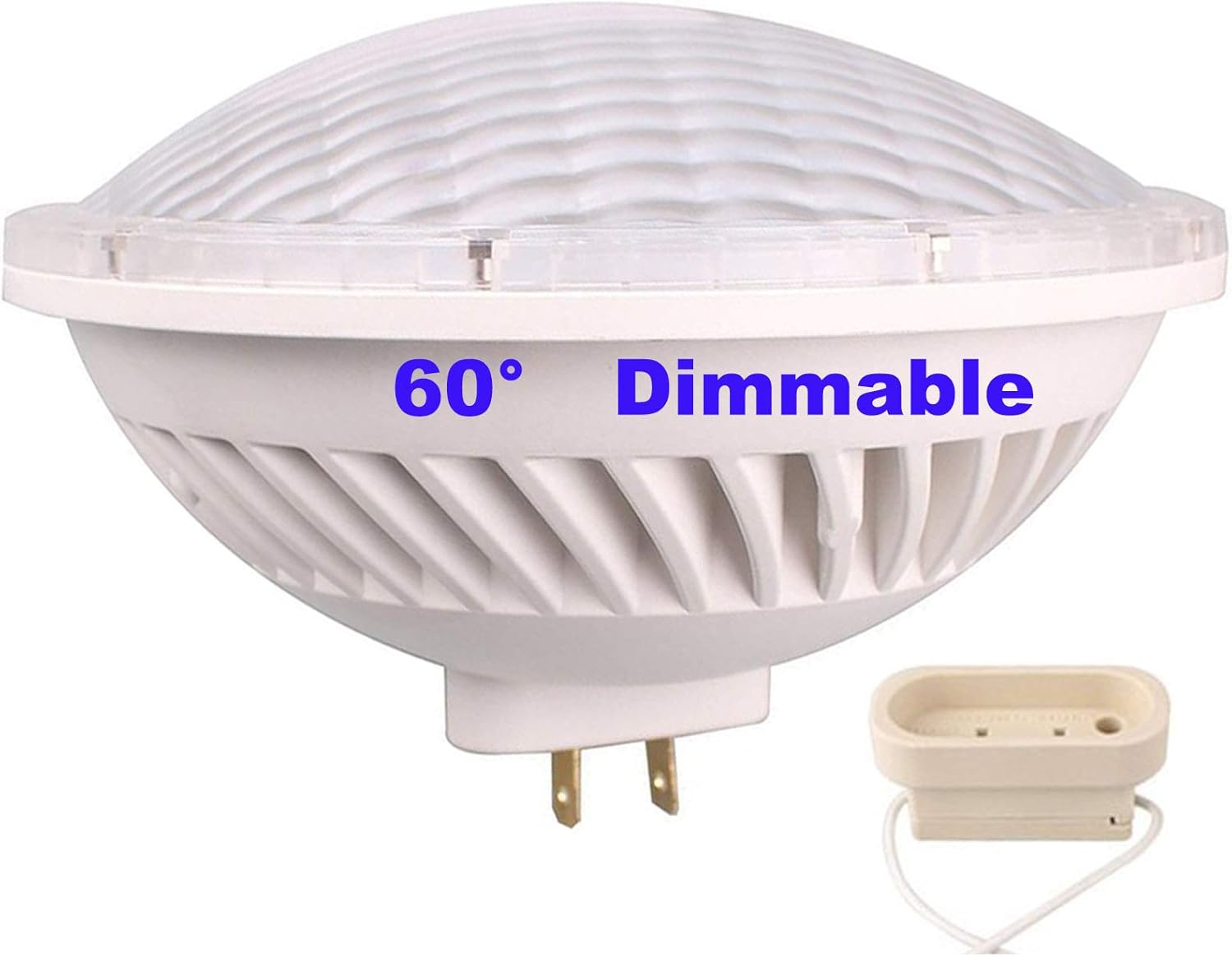 BAOMING Bombilla LED PAR 56 regulable para reemplazar halógena estándar PAR56 300 W AC120V 28W blanco cálido (2700  3000 K). Tipo de base GX16D