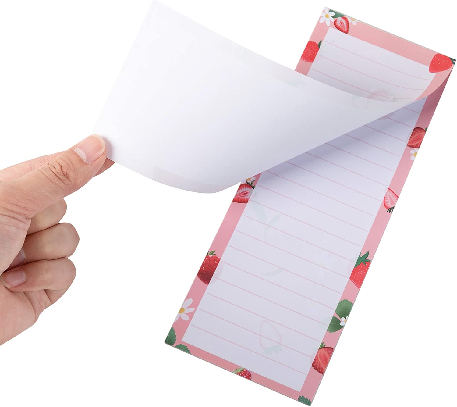 amassan Cuaderno de bolsillo de metal y bloc de notas magnético, bloc de notas para lista de comestibles, lista de tareas, listas de compras,