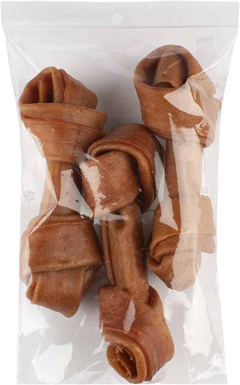 Ultra Chewy Huesos anudados con tendón de pavo para perros, de alta calidad, totalmente natural, hipoalergénico, de larga duración, fácil de
