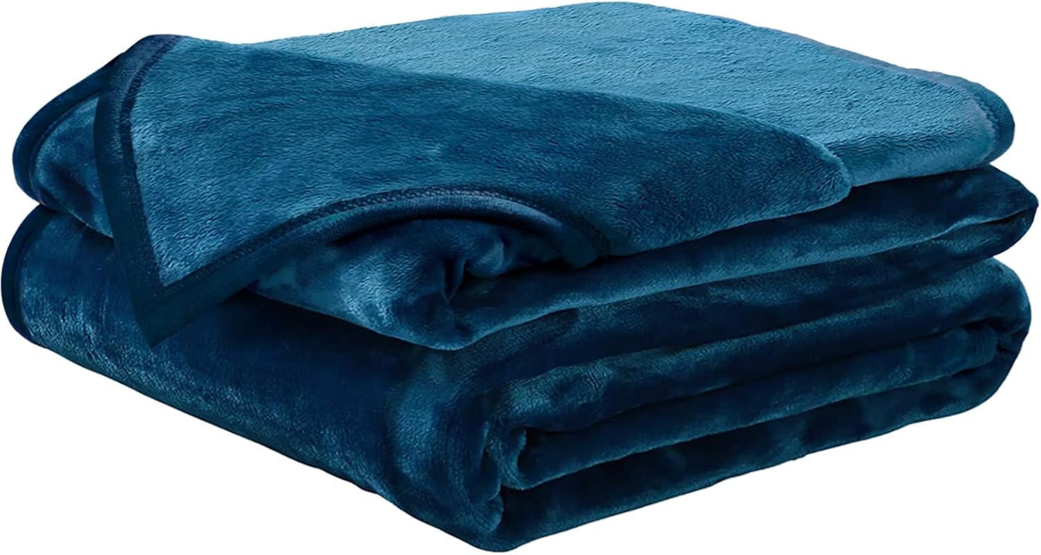 Easeland – Manta suave, cálida y esponjosa de microfelpa, manta de lana térmica, liviana, para sofá o cama