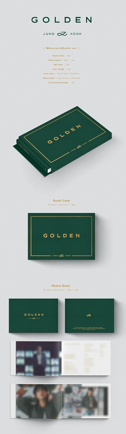 Bts Jungkook – 1er álbum en solitario de oro Álbumes Weverse Ver.