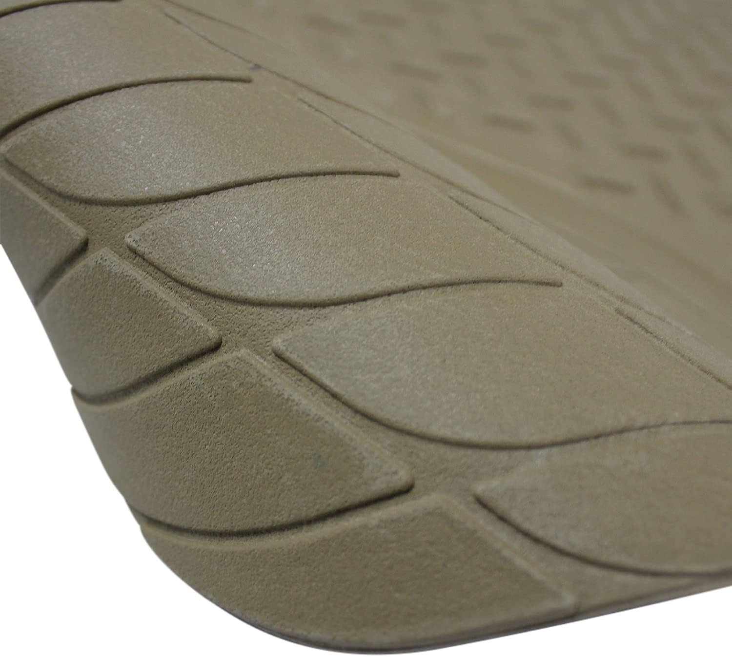 Spec-D Tuning Alfombrillas de goma 3D de ajuste universal, 4 piezas, color beige, resistentes para todo tipo de clima, delanteras, traseras +