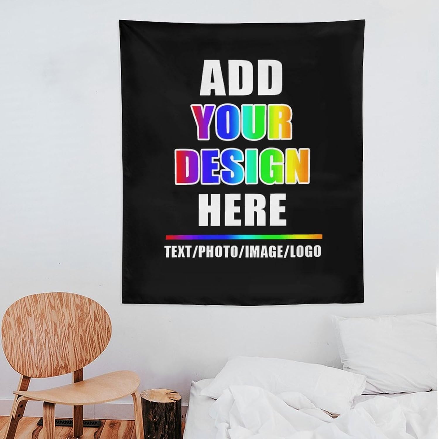 PRUNUS Imágenes de carga de tapiz personalizadas, tapiz de pared personalizado para dormitorio, telón de fondo de fotos personalizado para