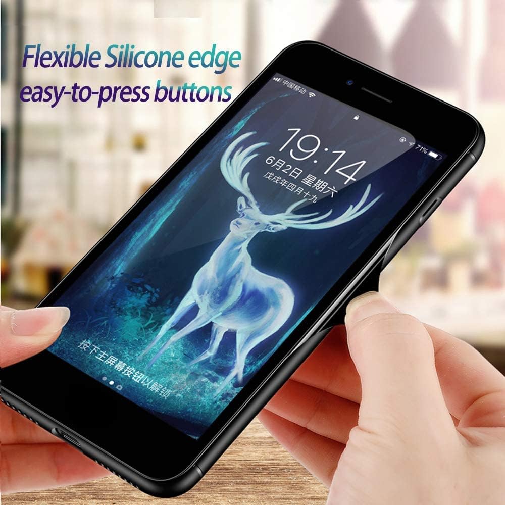 3 protectores de pantalla Samsung Galaxy A22 5G Funda de silicona luminosa nocturna 9H cubierta de vidrio templado suave delgada TPU parachoques