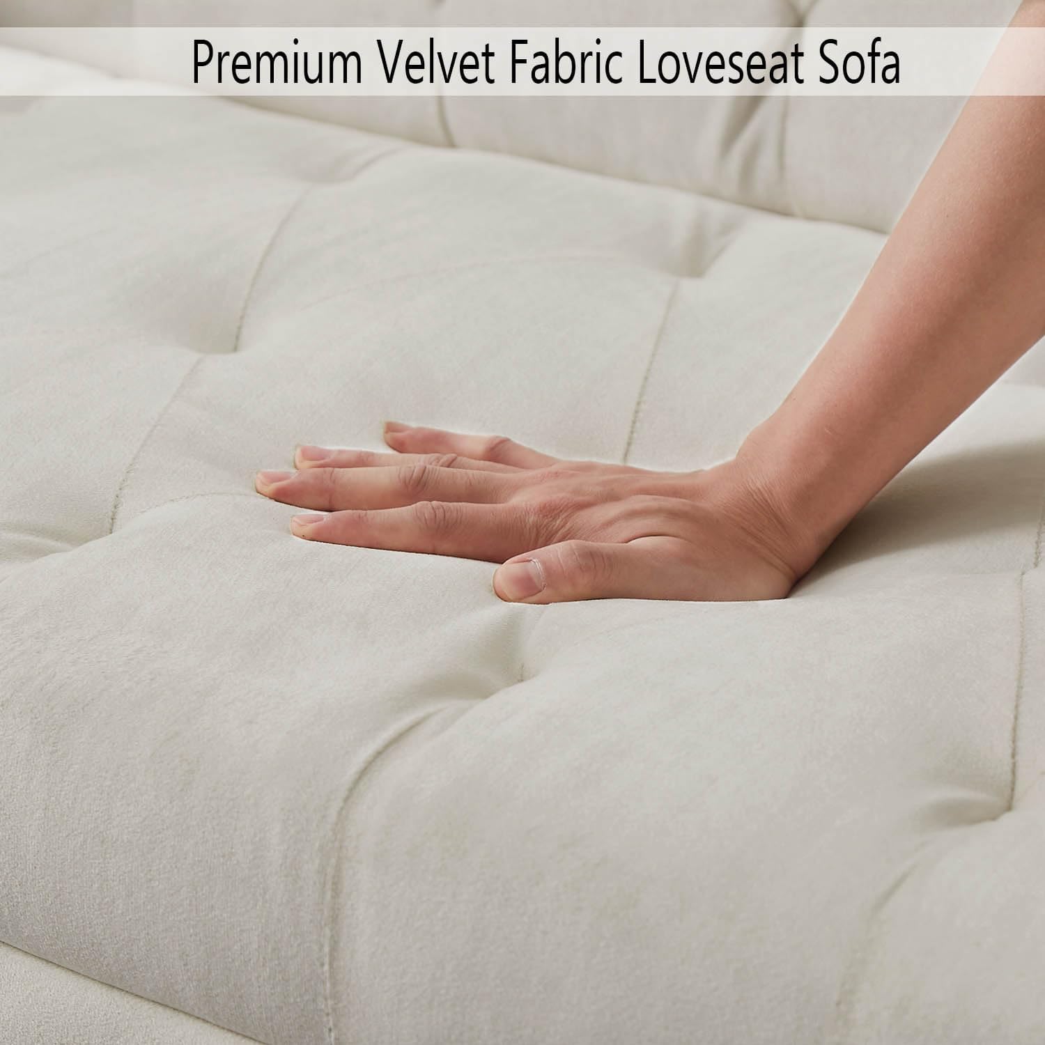 Sofá cama futón de terciopelo con 2 almohadas, moderno sofá cama convertible reclinable, plegable tapizado, 3 ángulos ajustables, asiento de espuma