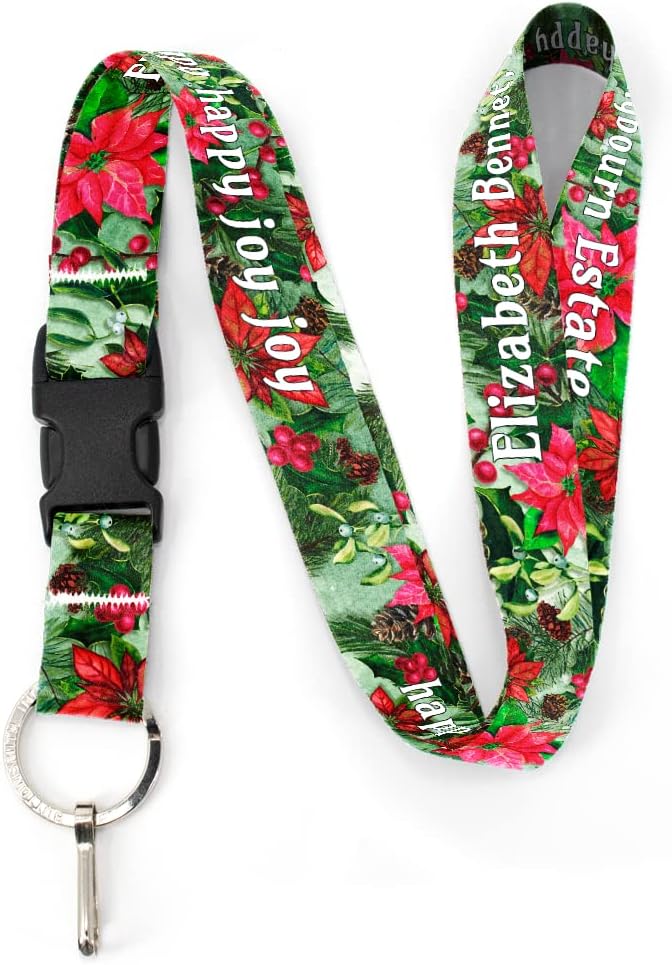 Buttonsmith Holiday Custom Custom Lanyard – Made in the USA