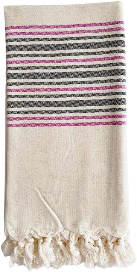 Raahoi Linen Blend – Toalla de playa turca de mezcla de lino, de secado rápido, suave y absorbente, toallas de playa de lino de alta calidad para