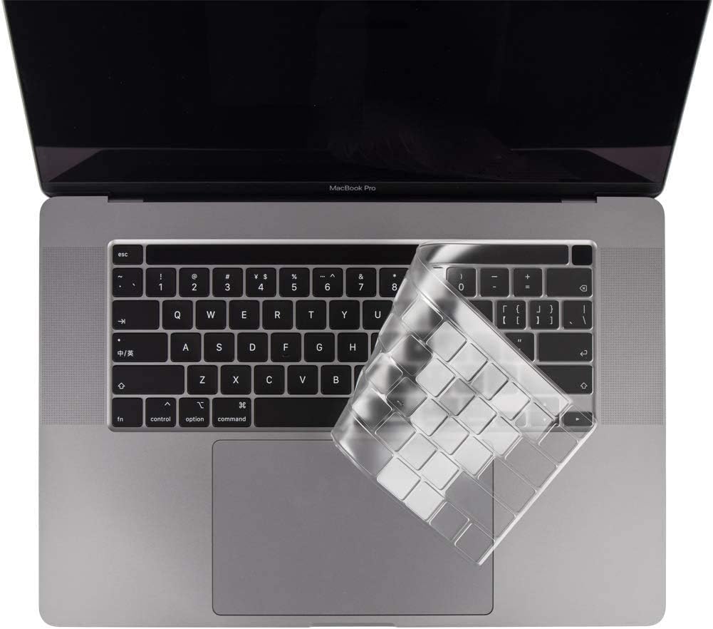 Funda de teclado ultrafina para MacBook Pro de 16 pulgadas con Touch Bar Touch ID A2141 y MacBook Pro 13 pulgadas A2338 A2251 A2289 Protector de