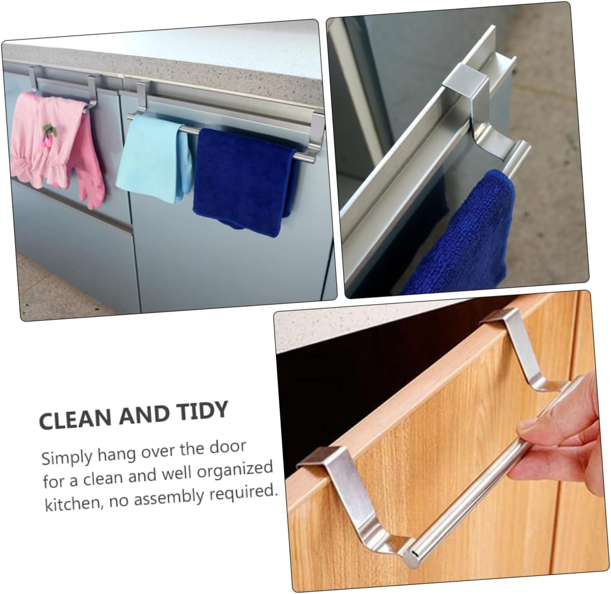 Zerodeko 1 gancho para puerta de armario, estante de almacenamiento de gabinete, ganchos de metal, estantes montados en la pared para almacenamiento