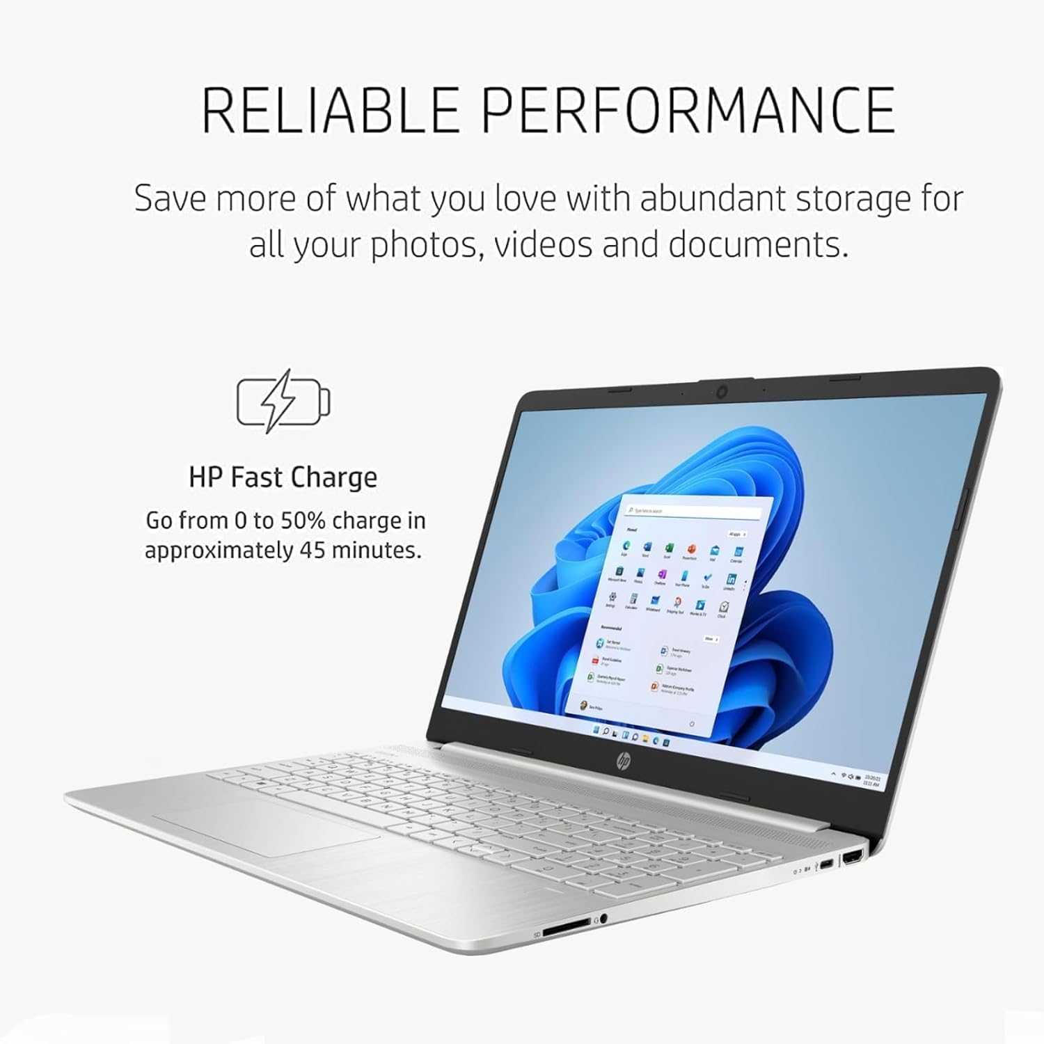 HP Laptop 2023, pantalla táctil de 15.6 pulgadas, procesador Intel Core i3-1215U, 16 GB de RAM, SSD de 1 TB, carga rápida, gráficos Intel UHD,
