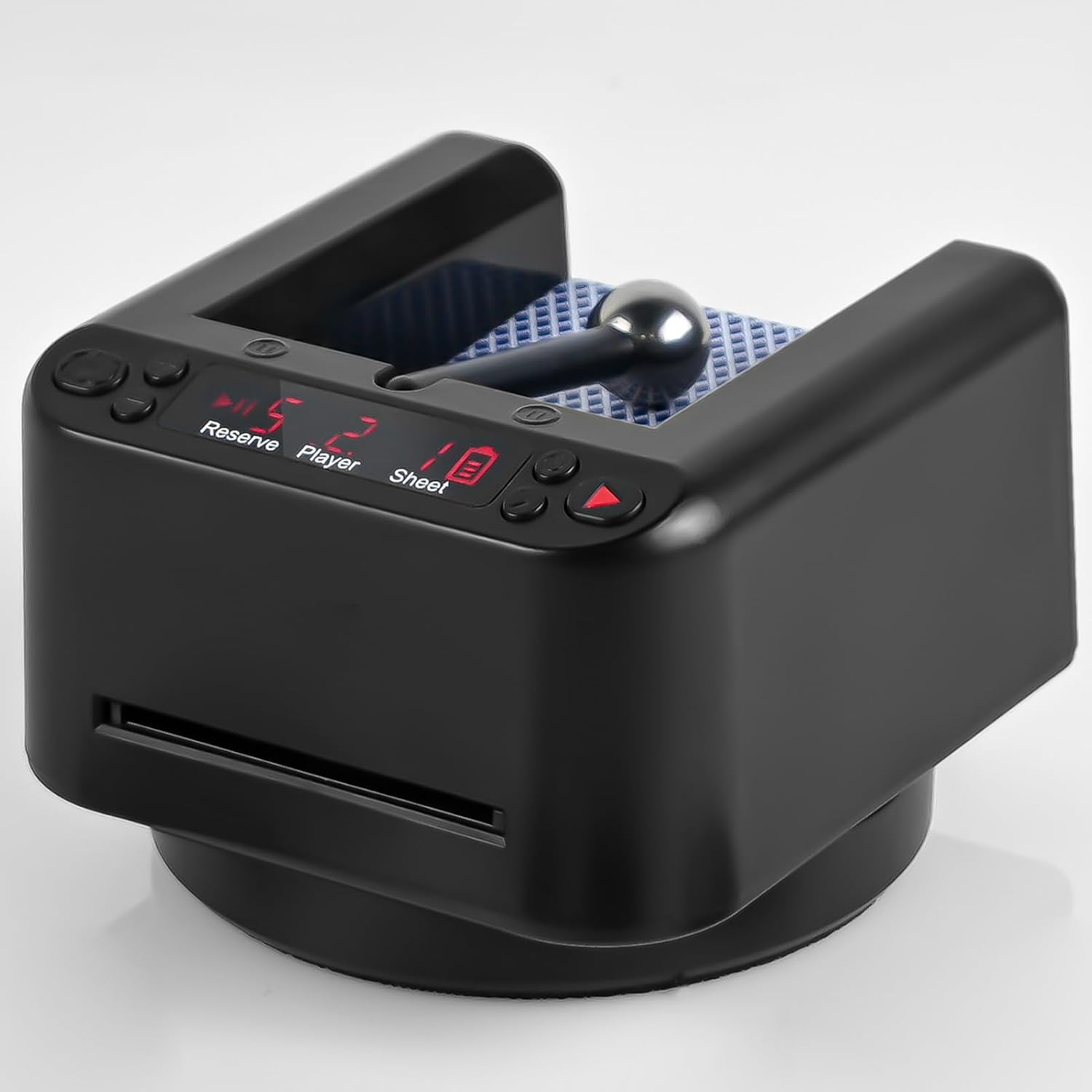 CARDSPIN Distribuidor automático de cartas, 360 giratorio 2 barajas máquina de distribuidor de cartas de póquer automático, rápido, preciso y