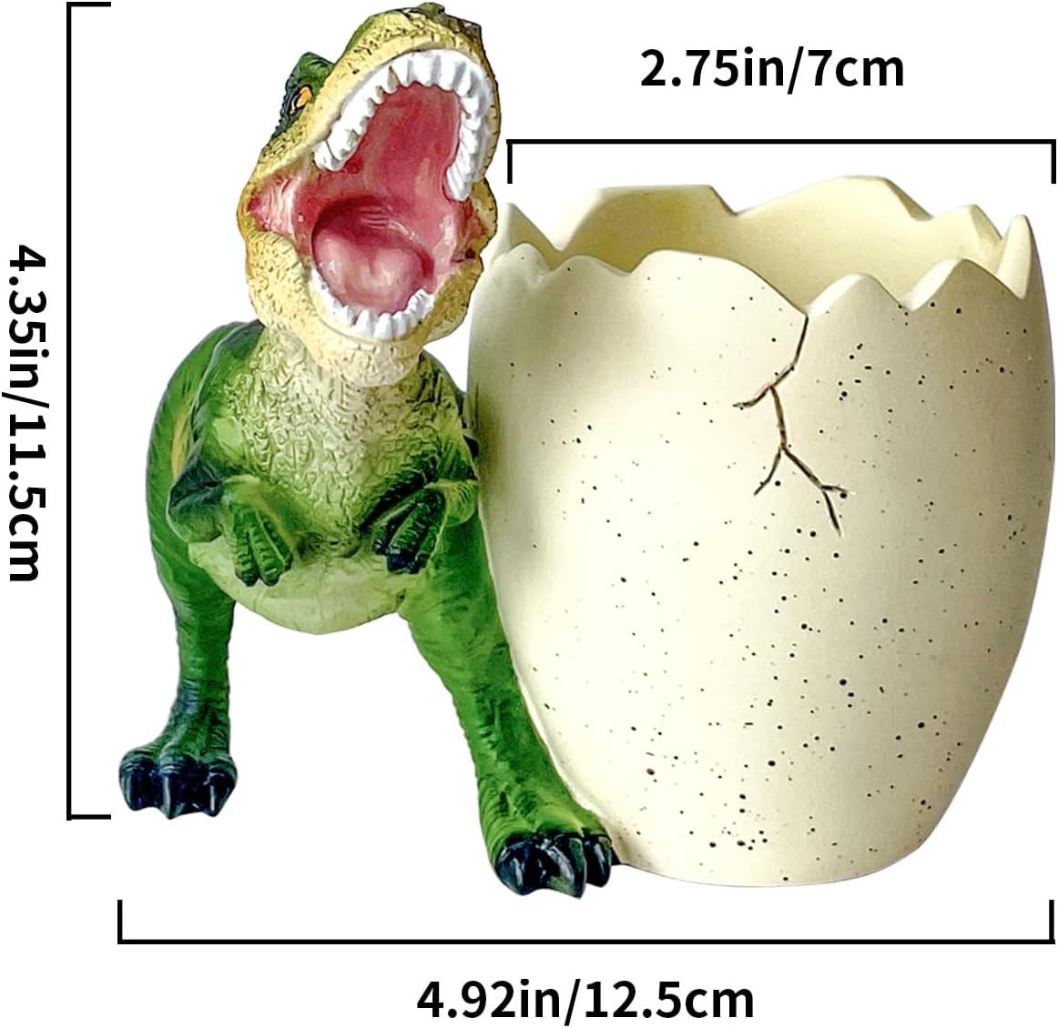 Porta cepillos de dientes de dinosaurio para baños – Lindo soporte para cepillos de dientes de dinosaurio – Soporte para cepillos de dientes y pasta