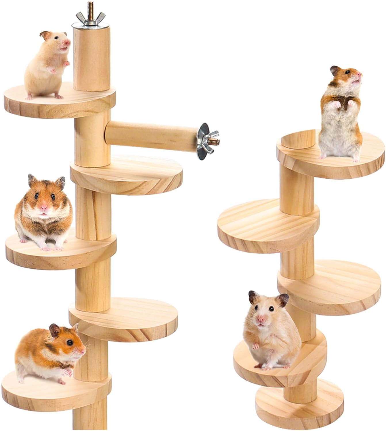 22 accesorios para jaula de hámster y crame de escalada de hámster proporcionan una plataforma de juego más grande en la jaula para ayudar al