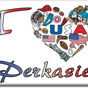 PERKASIE IMÁN DE FRIGORÍFICO PENNSYLVANIA (PA) IMANES USA SOUVENIR I LOVE GIFT (Var. SÍMBOLO) PERKASIE IMÁN DE FRIGORÍFICO PENNSYLVANIA (PA) IMANES USA SOUVENIR I LOVE GIFT (Var. SÍMBOLO)