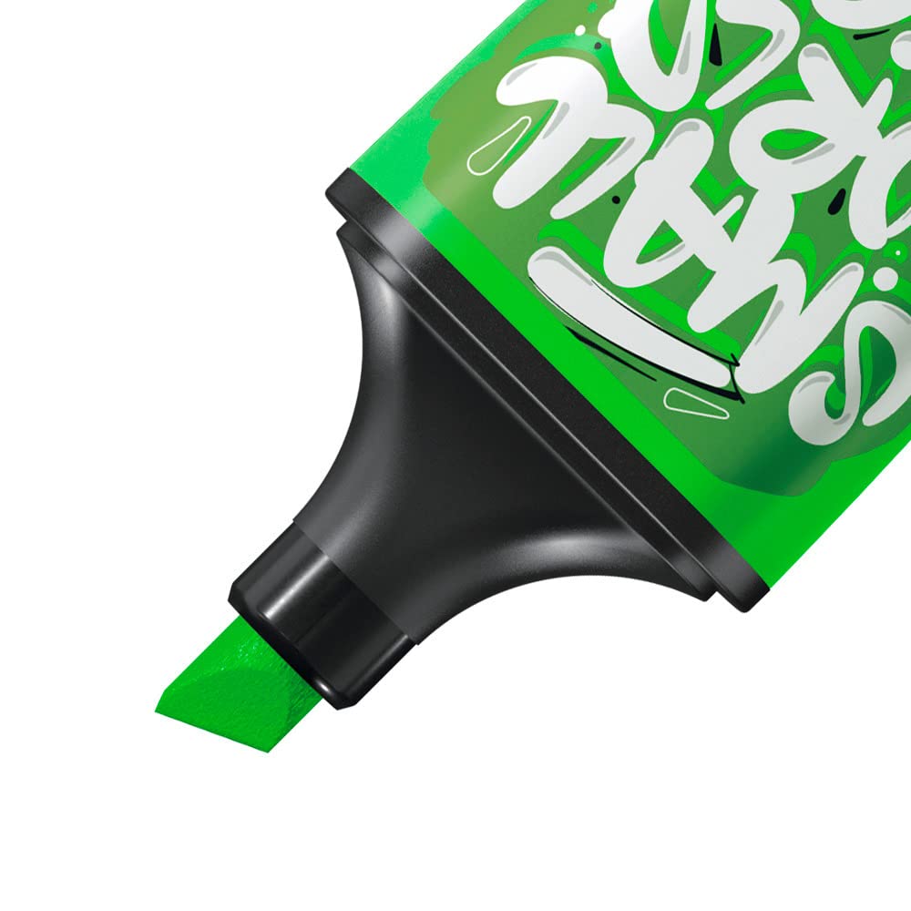 STABILO Resaltador BOSS MINI de Snooze One – Paquete de 10 – Verde