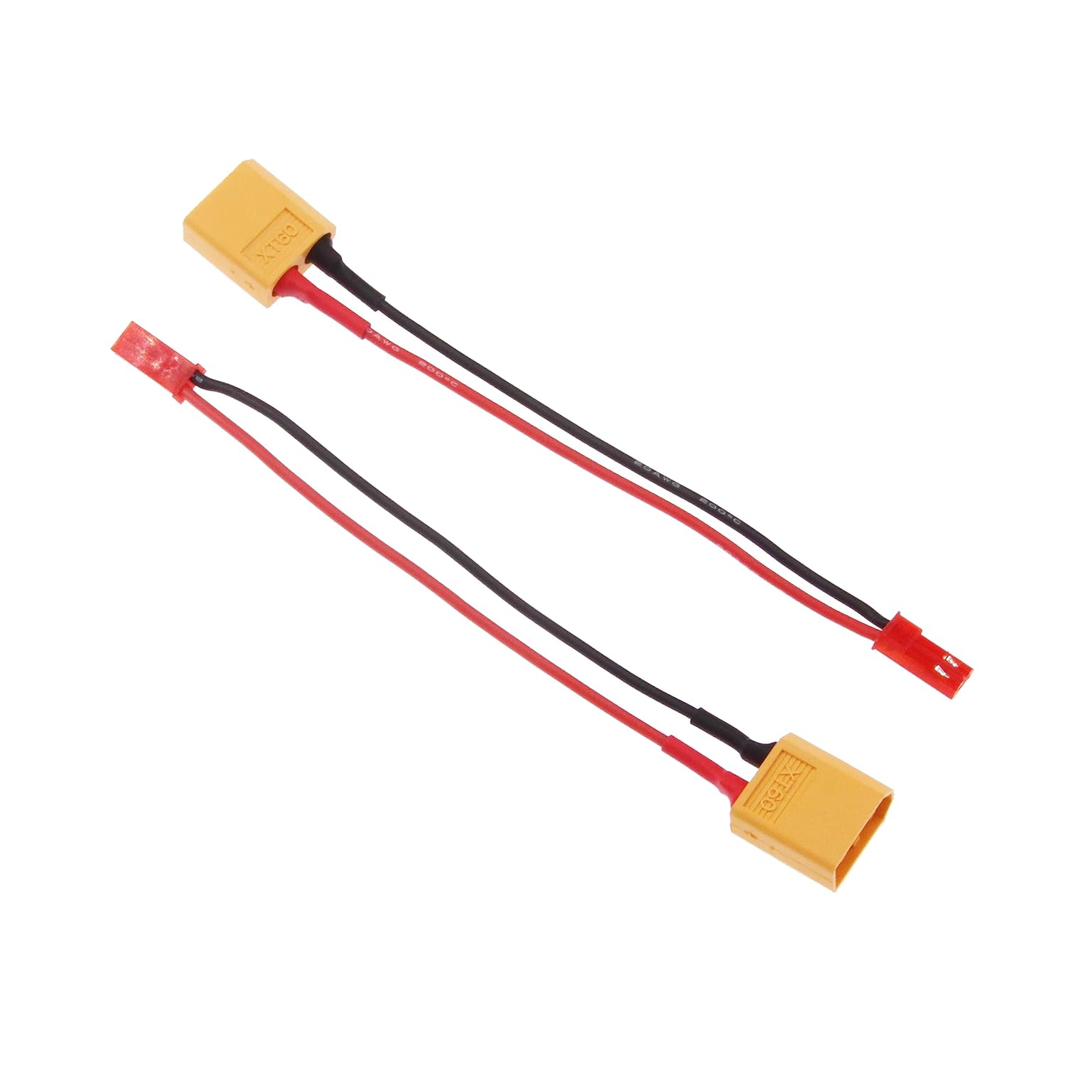 4pcs JST a XT60 macho hembra RC conector adaptador cable con 20awg 4inch cable (E86-4)