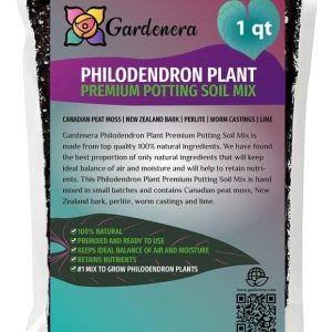 Suelo de filodendro de primera calidad, mezcla perfecta para plantas de filodendro prósperas, 1 cuarto de galón Suelo de filodendro de primera calidad, mezcla perfecta para plantas de filodendro prósperas, 1 cuarto de galón