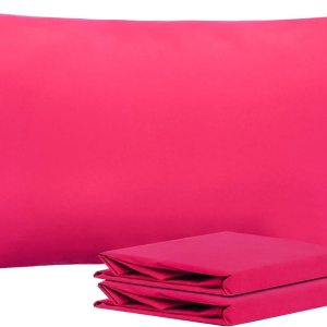 NTBAY Juego de 2 fundas de almohada 100 % microfibra cepillada, king, súper suaves y acogedoras, resistentes a las arrugas, decoloración y manchas, NTBAY Juego de 2 fundas de almohada 100 % microfibra cepillada, king, súper suaves y acogedoras, resistentes a las arrugas, decoloración y manchas,