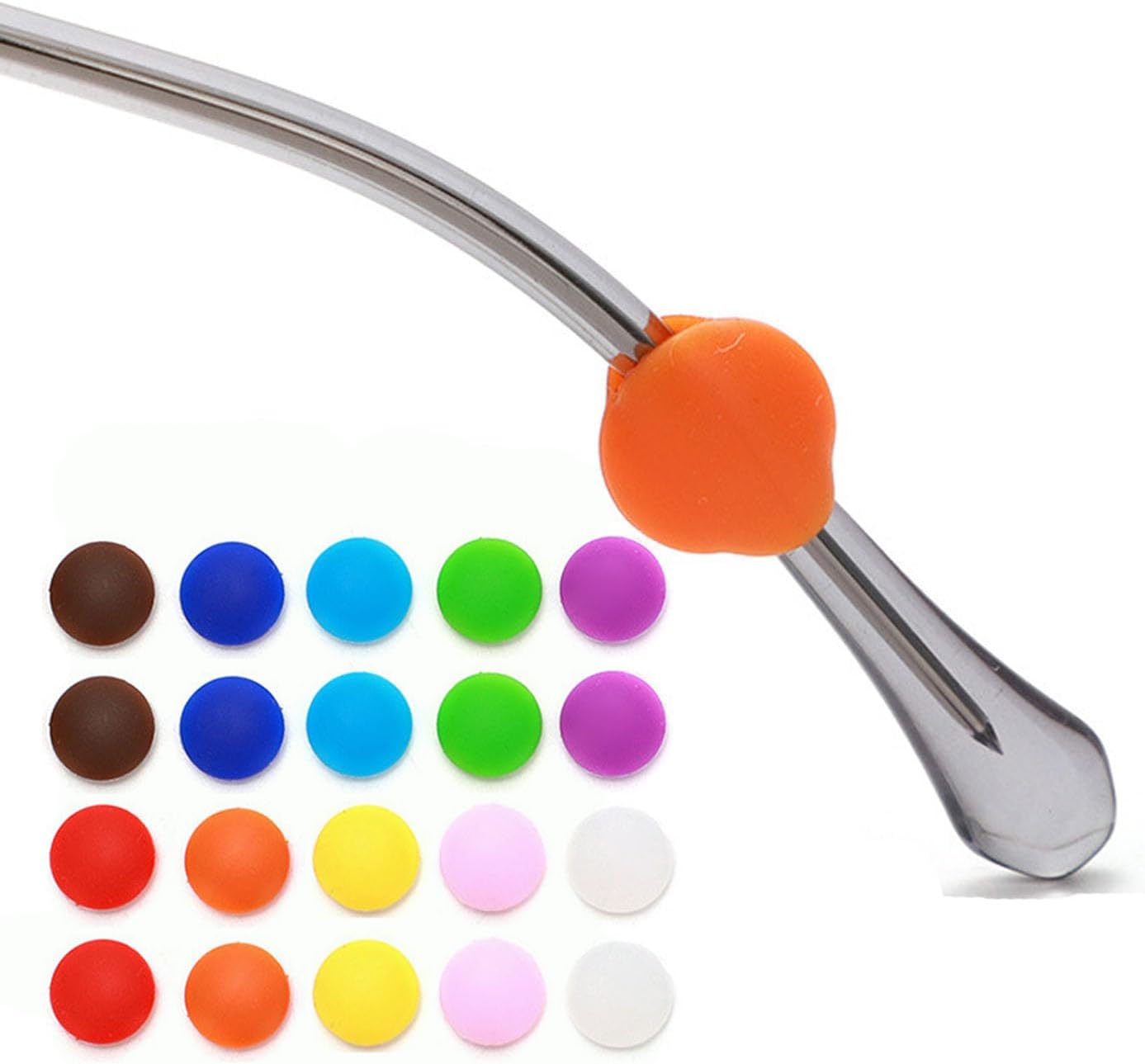 Agarres para las orejas, retenedor de silicona antideslizante para puntas, retenedor de lentes cómodos para lentes de sol de anteojos de lectura (10