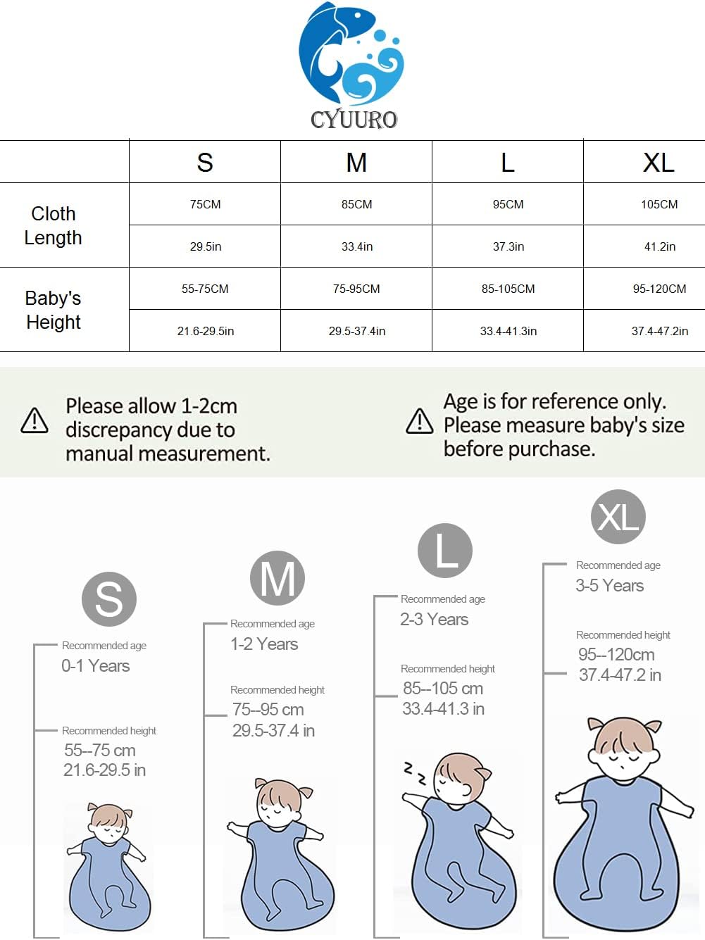 Fundas para saco de dormir para bebés, manta portátil para niños pequeños