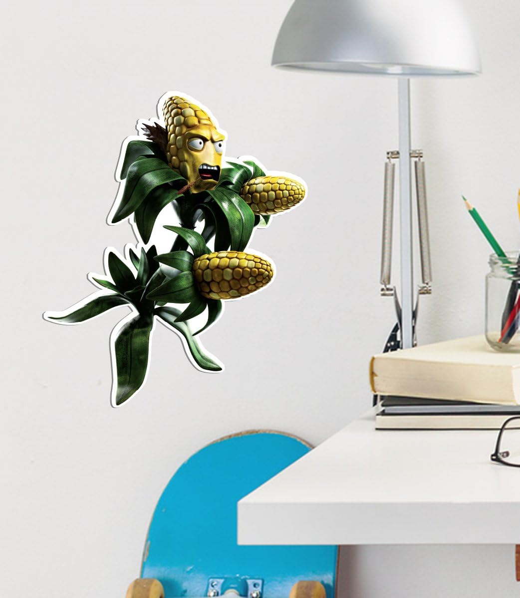 Vinilo decorativo para pared Plants vs. Zombies Garden Warfare 2 Kernel Corn (10 x 12 pulgadas)