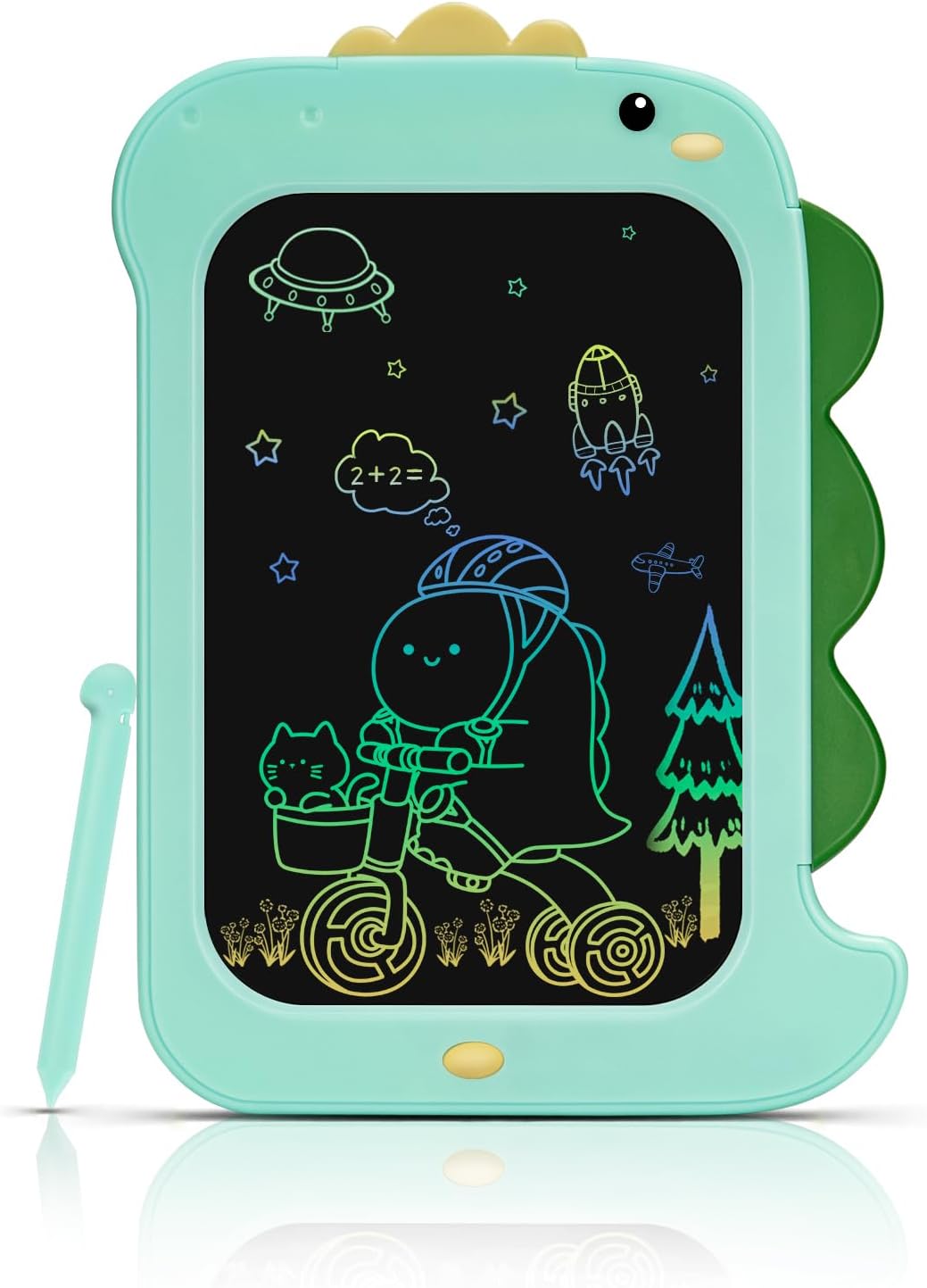 bemece Tableta de escritura LCD para niños, tablero de dibujo de garabatos de pantalla colorida de 8.5 pulgadas, tableta de dibujo electrónica