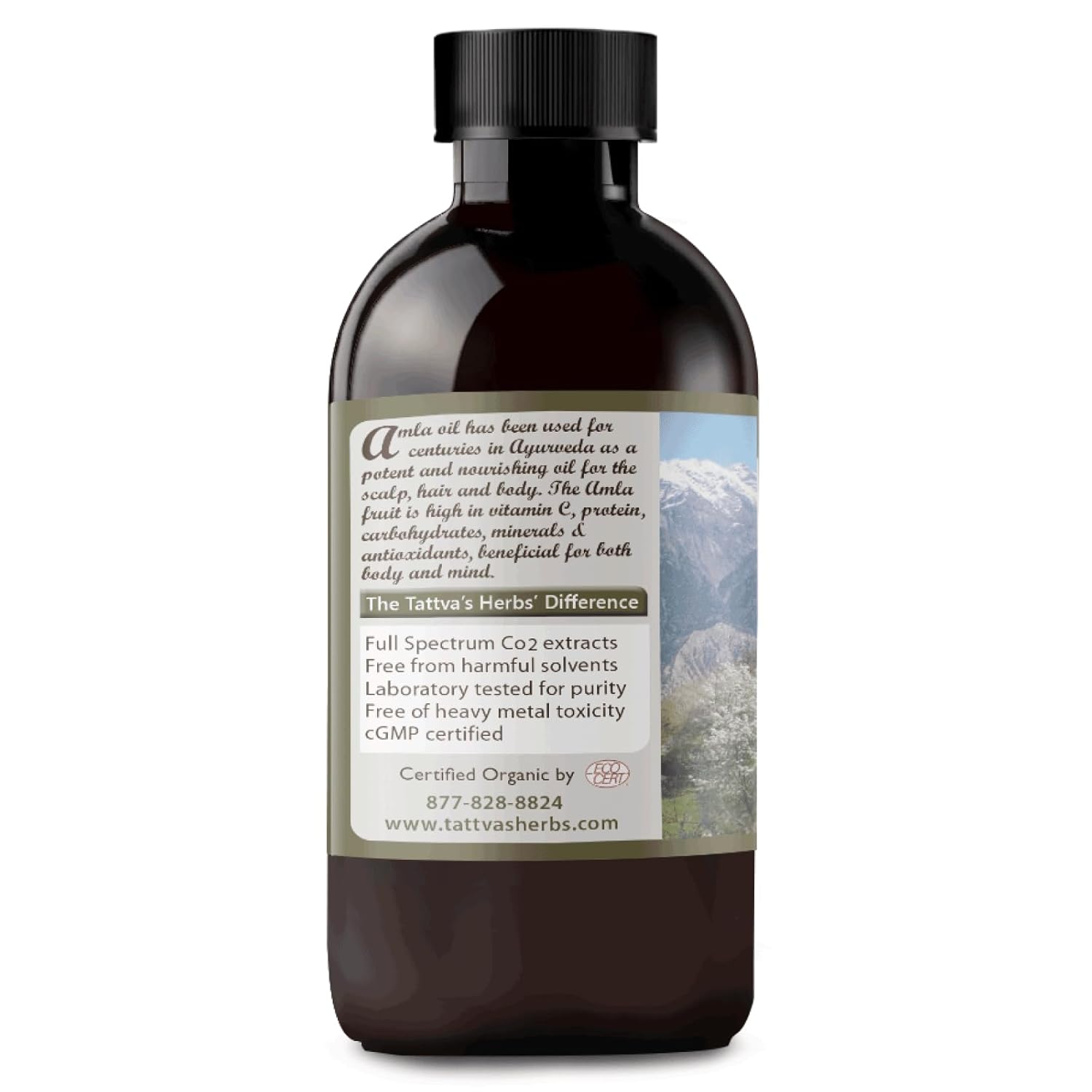 Tattva’s Herbs Amla Hair Oil 8 oz (paquete de 2 unidades de 16 onzas)  Promueve el crecimiento del cabello  Acondicionador natural que reduce el