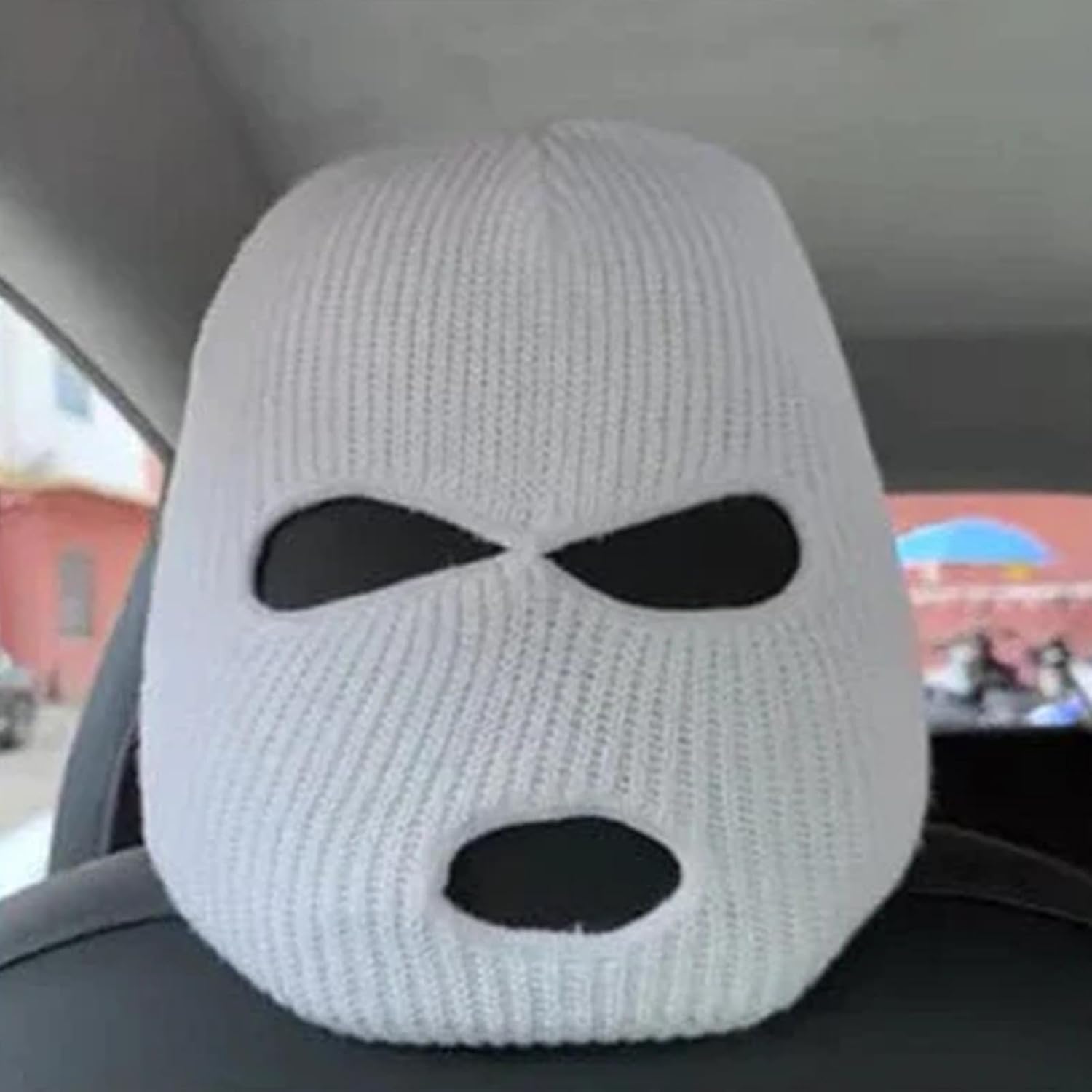 Divertida parodia de asiento de coche  Sombrero divertido personalizado para asiento de automóvil, fundas protectoras para reposacabezas de asiento