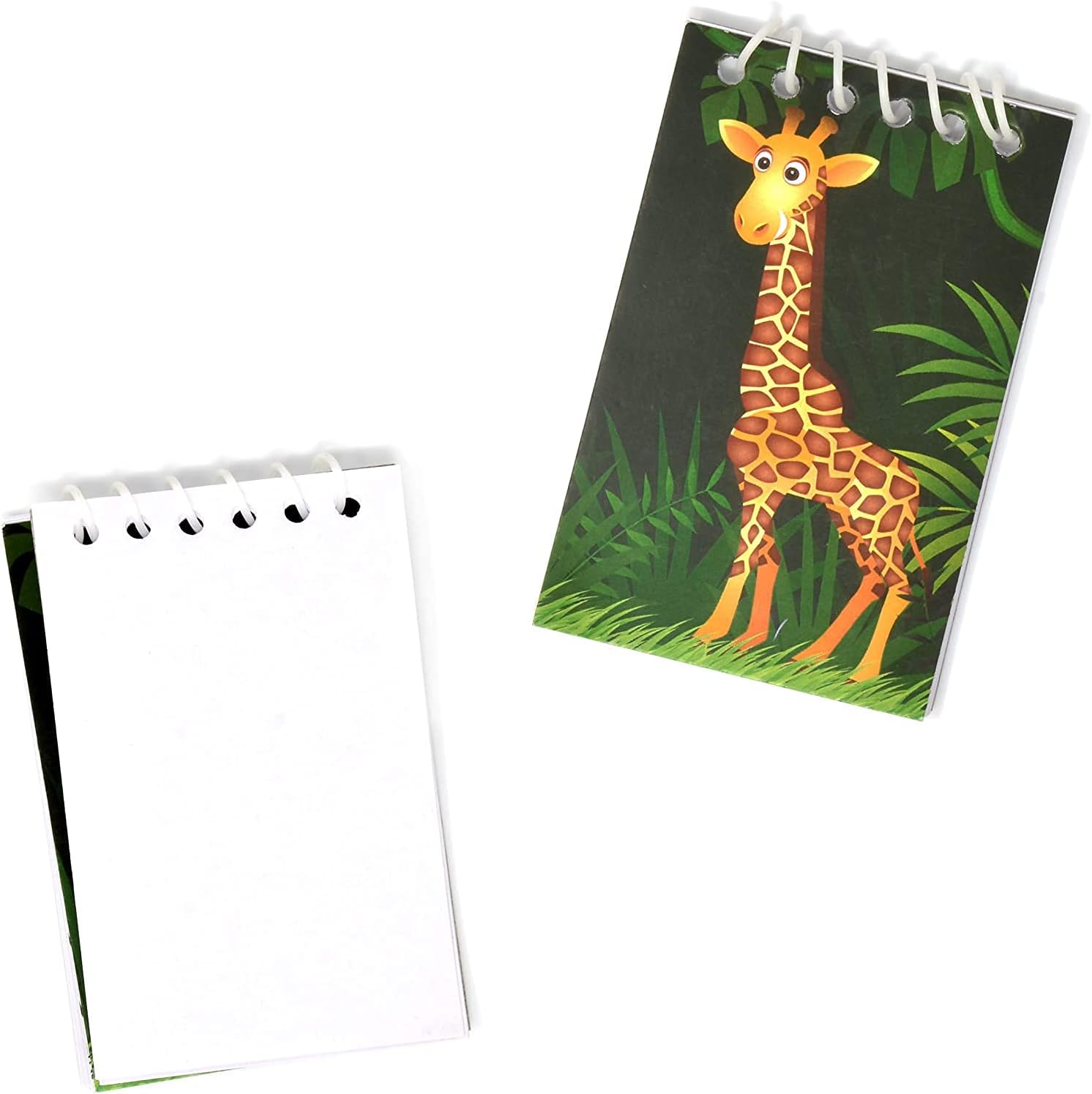 Gift Boutique 48 unidades, zoológico, selva, animal, minibloc de notas, safari, tropical, suministros de recuerdo, decoración de león, cebra,