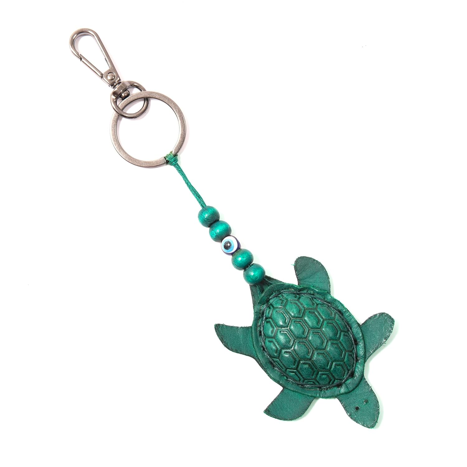 Leather Turtle Keychain  Turtle Charm for Backpacks & Leather Purses  Hanging Sea Turtle Accessory, Turtle Gift  Handmade, Cute Keychain Accessories