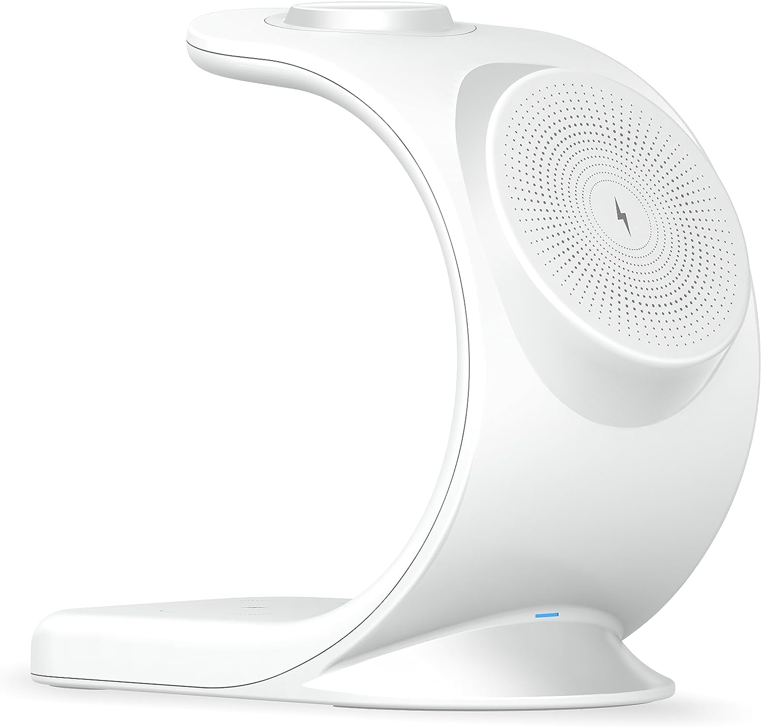 MMOBIEL Estación de carga inalámbrica compatible con iPhone, Apple Watch y AirPods, soporte de cargador inalámbrico 3 en 1 de 15 W, base de carga