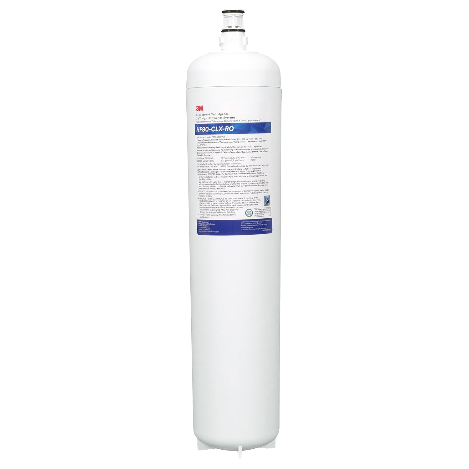 3M ScaleGard HP Cartucho de filtro prefiltro HF90-CLX-RO, 5637308, 0.2 um