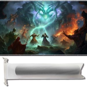 PLGATJEF MTG – Tapete de juego de 24 x 14 pulgadas, bolsas de almacenamiento antideslizantes, ideal para entusiastas de los juegos de cartas, PLGATJEF MTG – Tapete de juego de 24 x 14 pulgadas, bolsas de almacenamiento antideslizantes, ideal para entusiastas de los juegos de cartas,