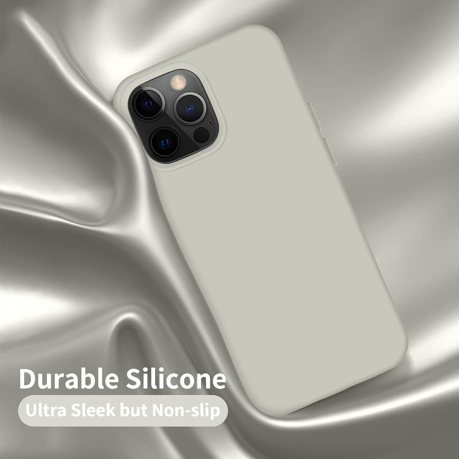 Cordking – Funda protectora de silicona diseñada para iPhone 13, ultra delgada, a prueba de golpes con forro de microfibra suave antiarañazos, de