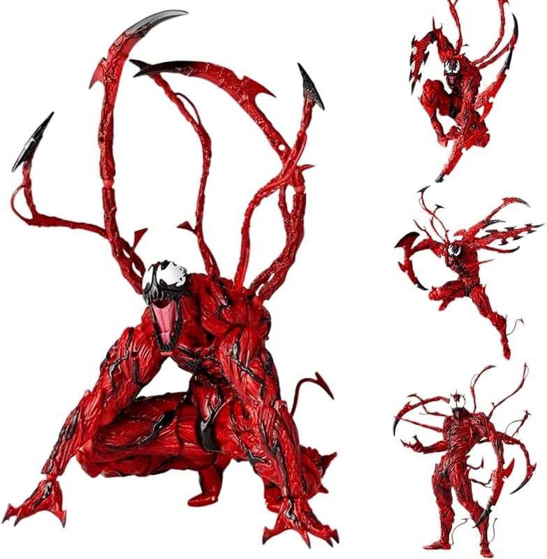 Venom – Figura de acción de Carnage, figura de acción VenomLegends de 7 pulgadas, figura de acción Carnage de 7 pulgadas, regalos finos, juguete de