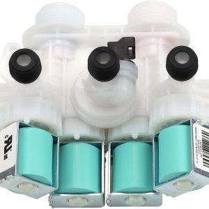 W11165546 W11096267 Reemplazo de válvula de entrada de agua para lavadora Maytag Whirlpool Kenmore por LUXRILIX, reemplaza W10599423 W10758828 W11165546 W11096267 Reemplazo de válvula de entrada de agua para lavadora Maytag Whirlpool Kenmore por LUXRILIX, reemplaza W10599423 W10758828