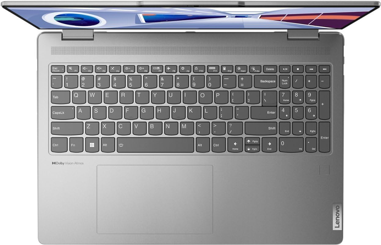 Lenovo Yoga 7 16″ WUXGA 2 en 1 portátil con pantalla táctil, AMD Ryzen 5 7535U 2.9 GHz 6 núcleos, 8 GB de memoria SSD de 2 TB, gráficos AMD Radeon