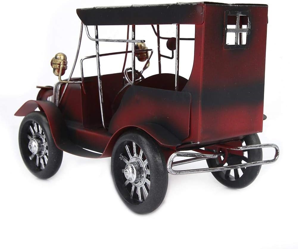 Sheens Modelo de coche antiguo vintage, juguete coleccionable de metal en miniatura, juguete de vehículo coleccionable para el hogar, oficina,